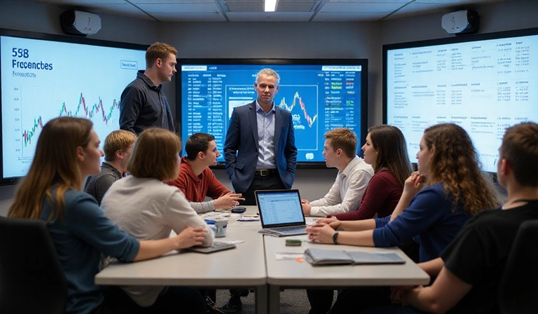 Students learning in WealthSphere Academy classroom