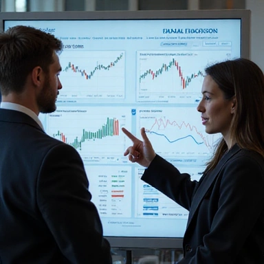 Financial advisor giving advice